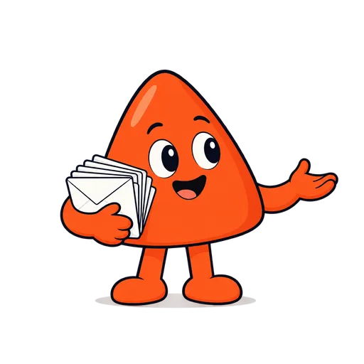 Play holds a stack of envelopes and invites you in with his other hand.