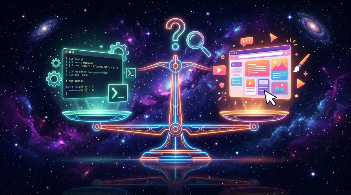 Is Claude Code worth it - weighing terminal versus visual builder trade-offs